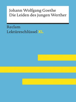 cover image of Die Leiden des jungen Werther von Johann Wolfgang Goethe
